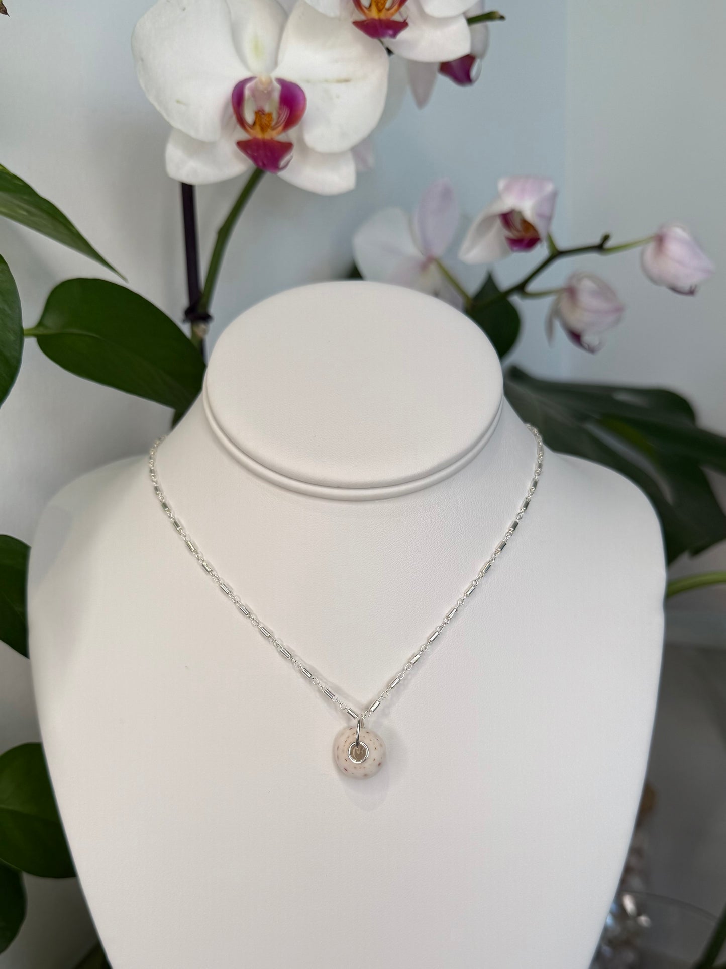Silver Puka Charm no. 3 ~ small