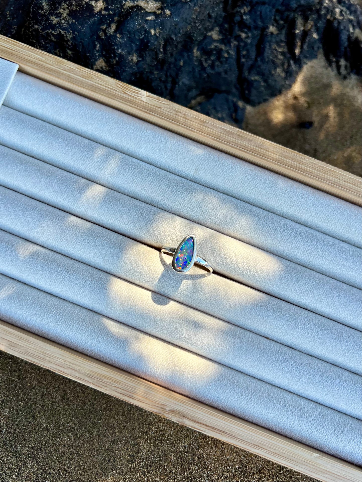 Australian Opal Ring ~ Size 9