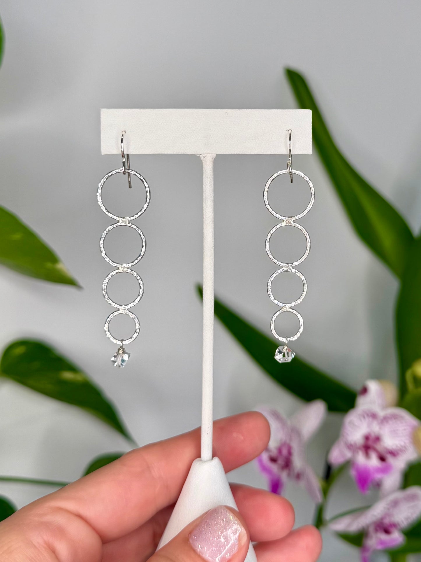 Herkimer Bubble Earrings