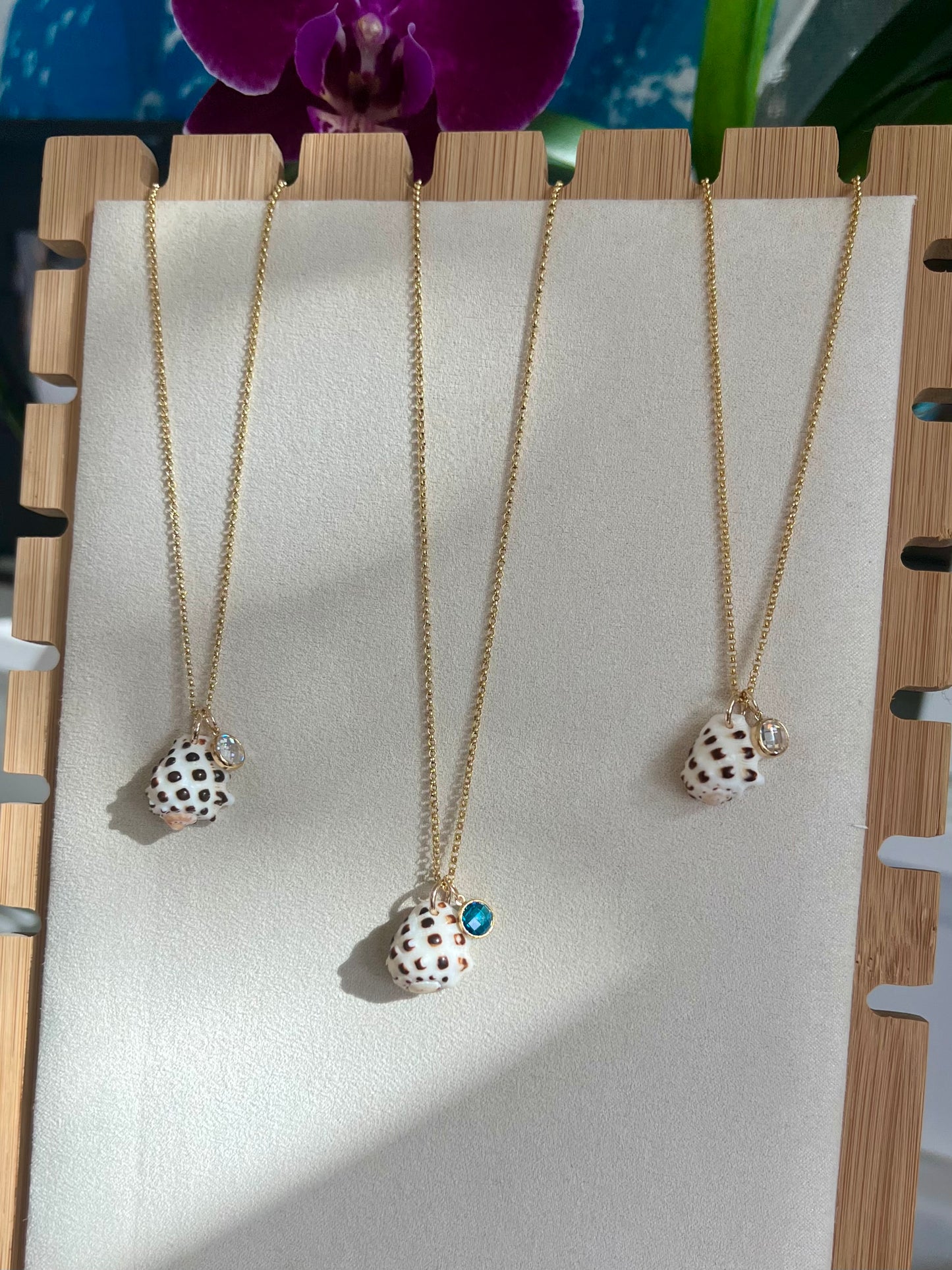 Maui Shell and Charm Necklace
