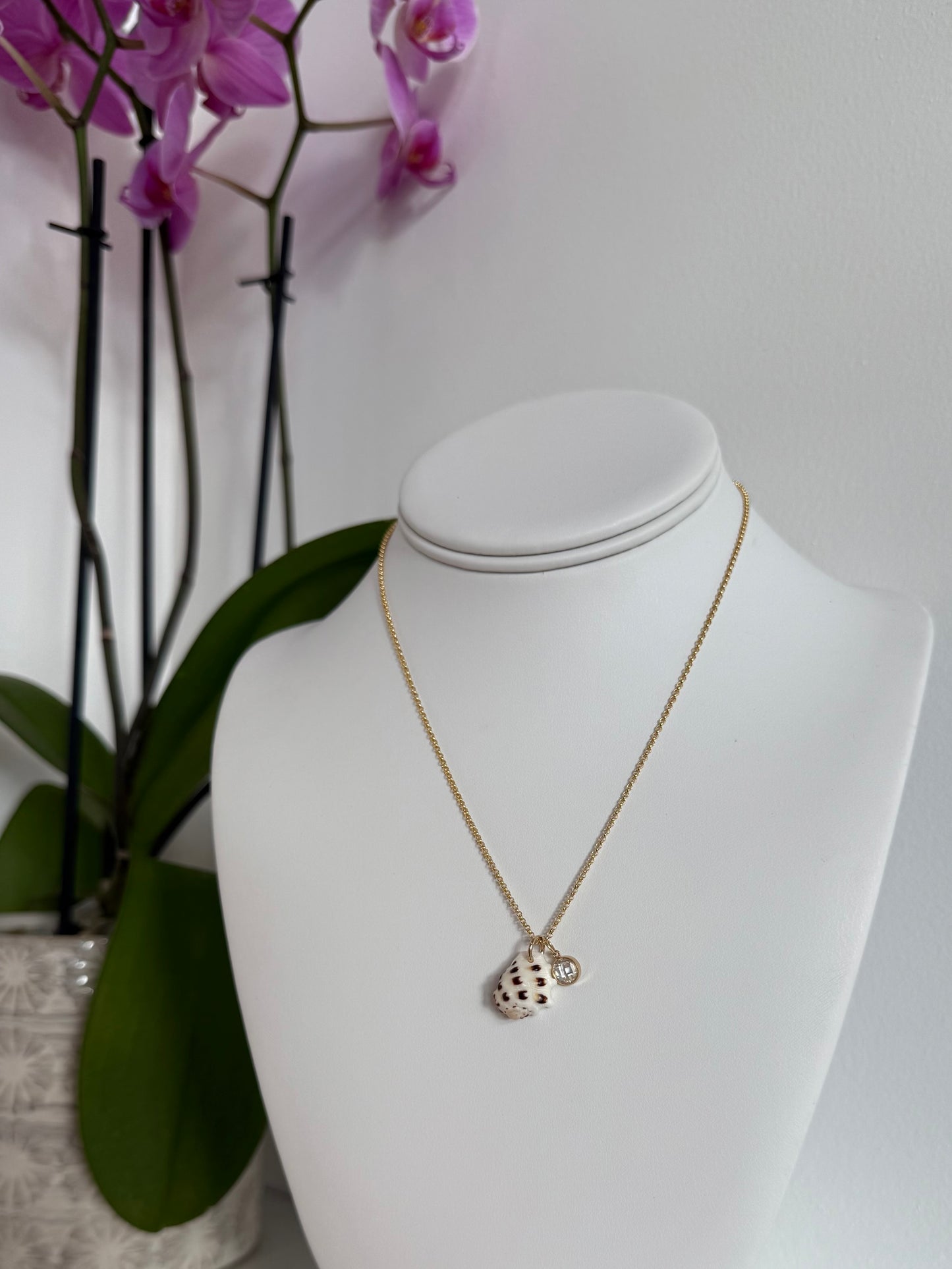 Maui Shell and Charm Necklace