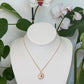 Gold Puka Charm no. 10 ~ large