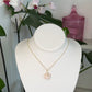 Gold Puka Charm no. 11 ~ large