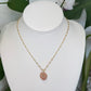Gold Puka Charm no. 4 ~ small