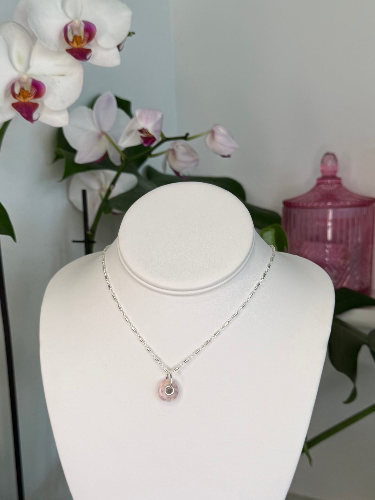 Silver Puka Charm no. 2 ~ small