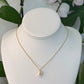 Gold Puka Charm no. 2 ~ small