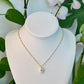 Gold Puka Charm no. 2 ~ small