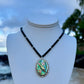 Mermaid Paua Shell & Black Onyx Necklace ~ Oval