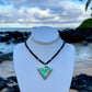 Mermaid Paua Shell & Black Onyx Necklace ~ Triangle
