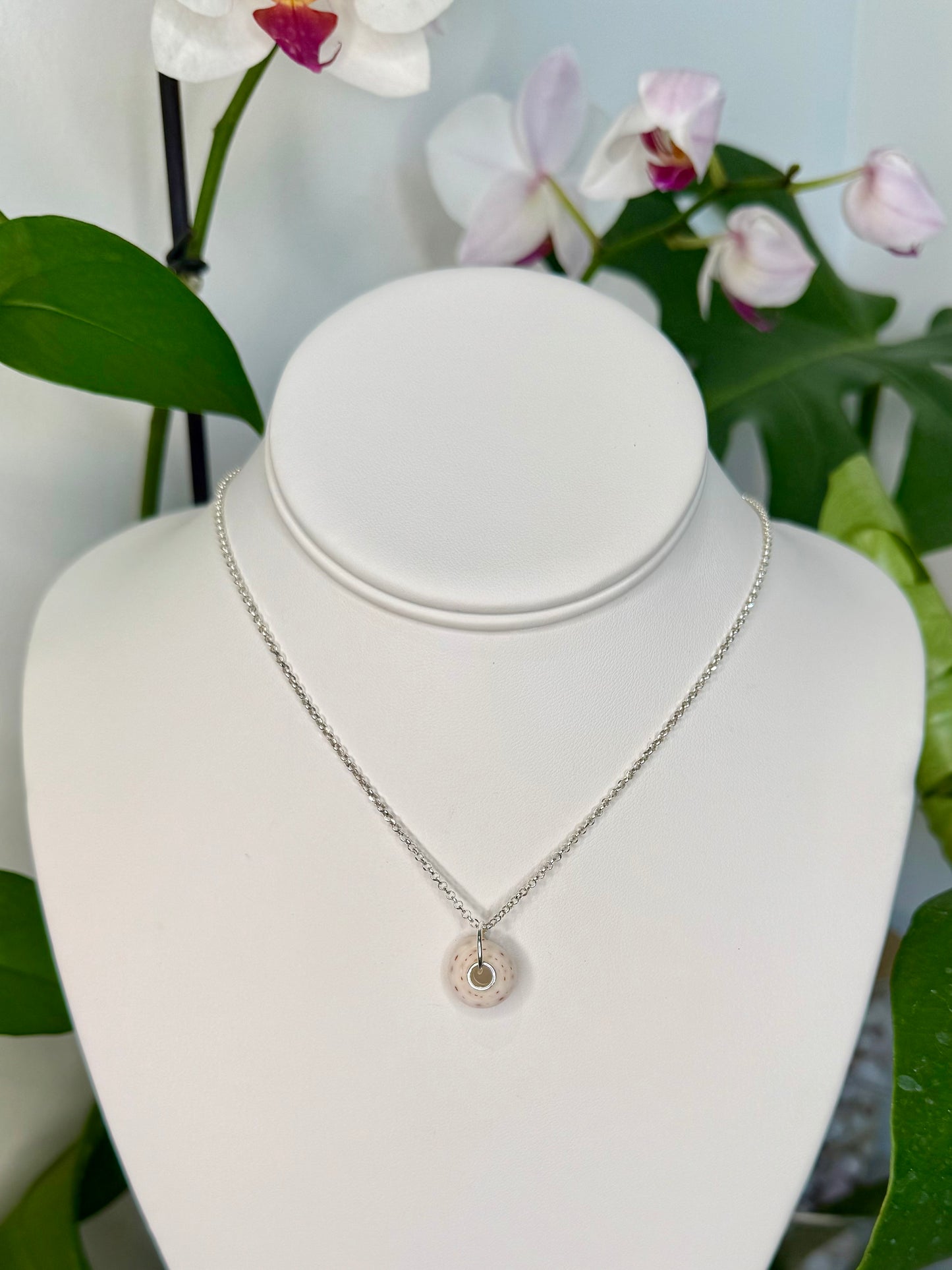 Silver Puka Charm no. 1 ~ small