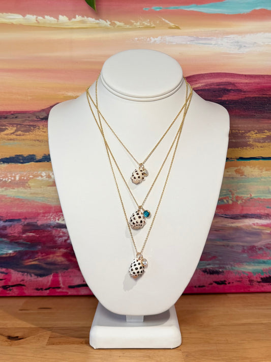 Maui Shell and Charm Necklace