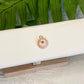Gold Puka Charm no. 9 ~ large