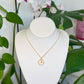 Gold Puka Charm no. 8 ~ large