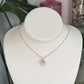 Gold Puka Charm no. 3 ~ small