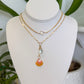 Sunrise Shell & Peridot Necklace no. 2