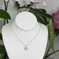 Gold Puka Charm no. 3 ~ small