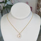 Gold Puka Charm no. 7 ~ large