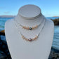Coral & Pearl Chain Necklace