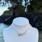 Puka & Pearl Charm Necklace