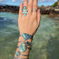 Mermaid Abalone Cuff ~ Triangle