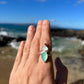 Rainbow Tear Drop Ring