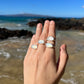 Rainbow Moonstone Ring