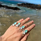 Rainbow Tear Drop Ring