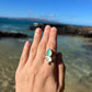 Rainbow Tear Drop Ring