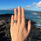 Mini Kyanite Tear Drop Ring ~ Size 7.5
